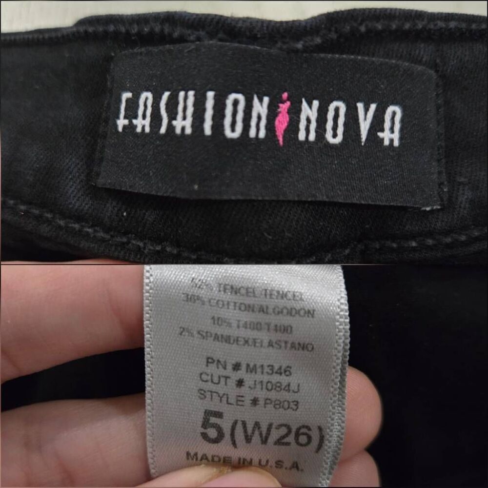 Fashion Nova Skinny Jeans(A027)-Size 5/26 for Women - Picture 6 of 10